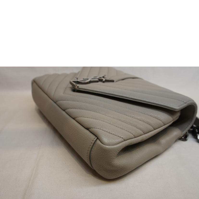 SAINT LAURENT サンローラン/YSLロゴVステッチキルティング2WAYチェーンショルダー//Aランク/92