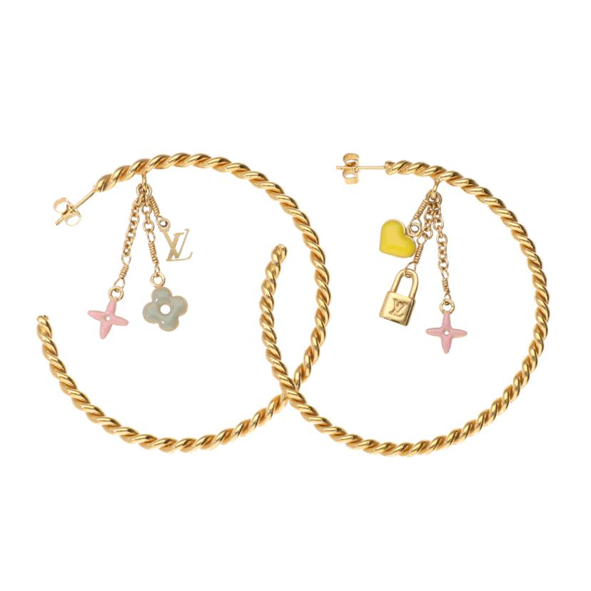 LOUIS VUITTON/クレオール・スウィートモノグラムフープピアス/M65481//Aランク/69