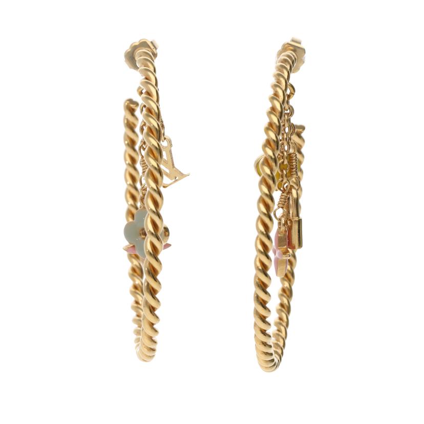 LOUIS VUITTON/クレオール・スウィートモノグラムフープピアス/M65481//Aランク/69