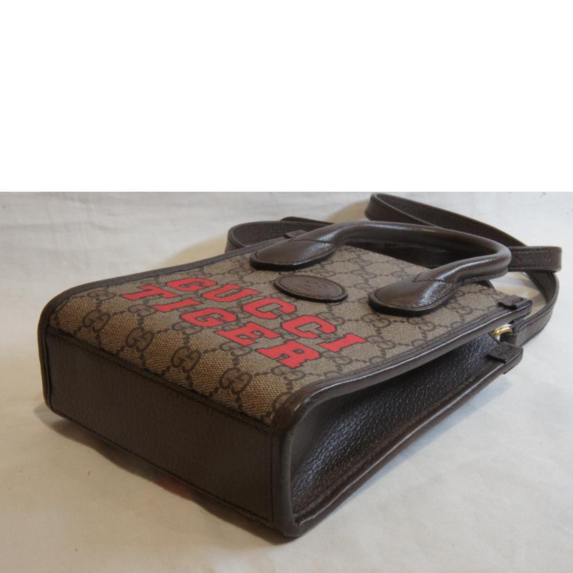 GUCCI グッチ/GGスプリームTIGERミニ2WAY/6716230//525***/Aランク/92