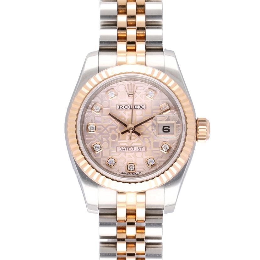 ROLEX ロレックス/デイトジャスト 10Pダイヤ PG/179171G//ABランク/38