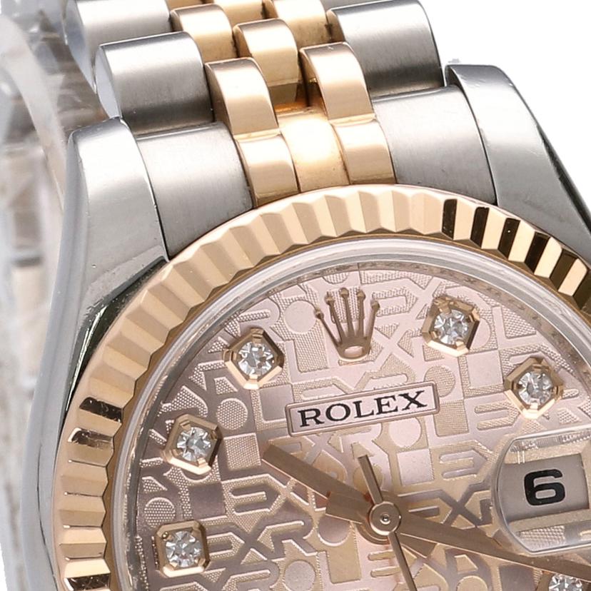 ROLEX ロレックス/デイトジャスト 10Pダイヤ PG/179171G//ABランク/38