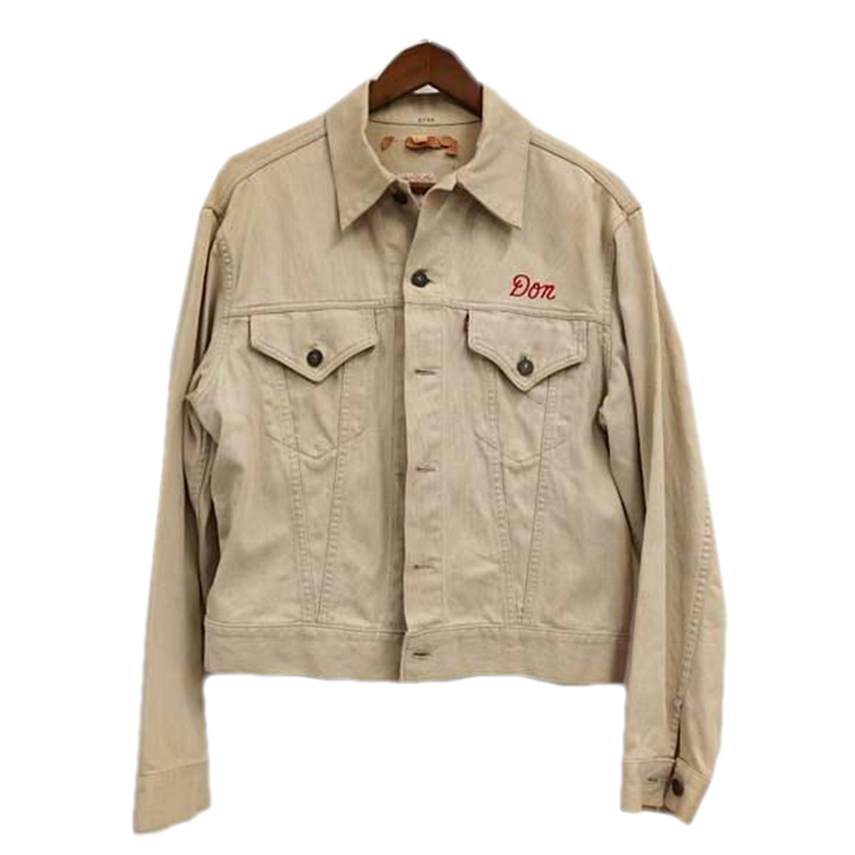 LEVIS/70s/LEVIS/ジャケット/ピケ/ベージュ//サイズ不明/Bランク/82