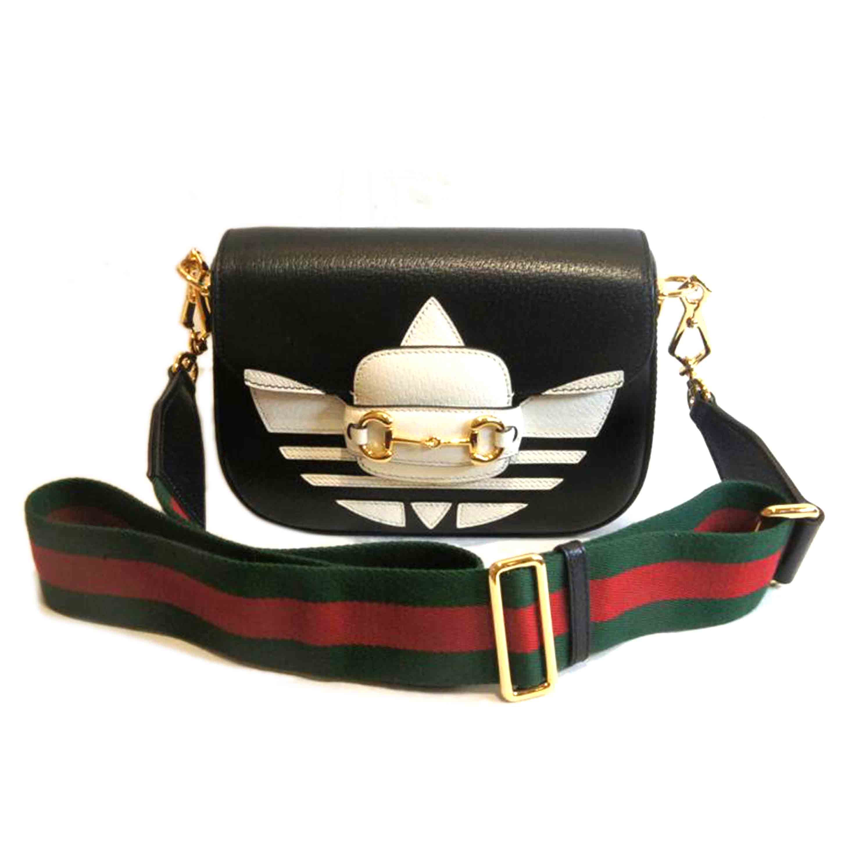 GUCCI×Adidas グッチ×アディダス/ホースビットビッグロゴショルダー/658574//493***/Aランク/92