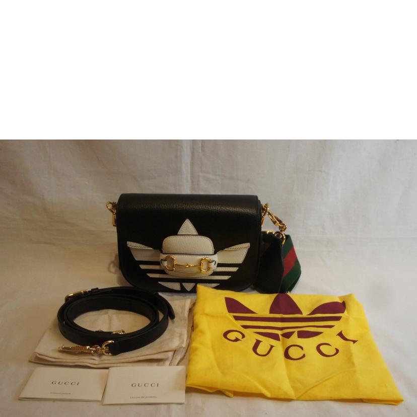 GUCCI×Adidas グッチ×アディダス/ホースビットビッグロゴショルダー/658574//493***/Aランク/92