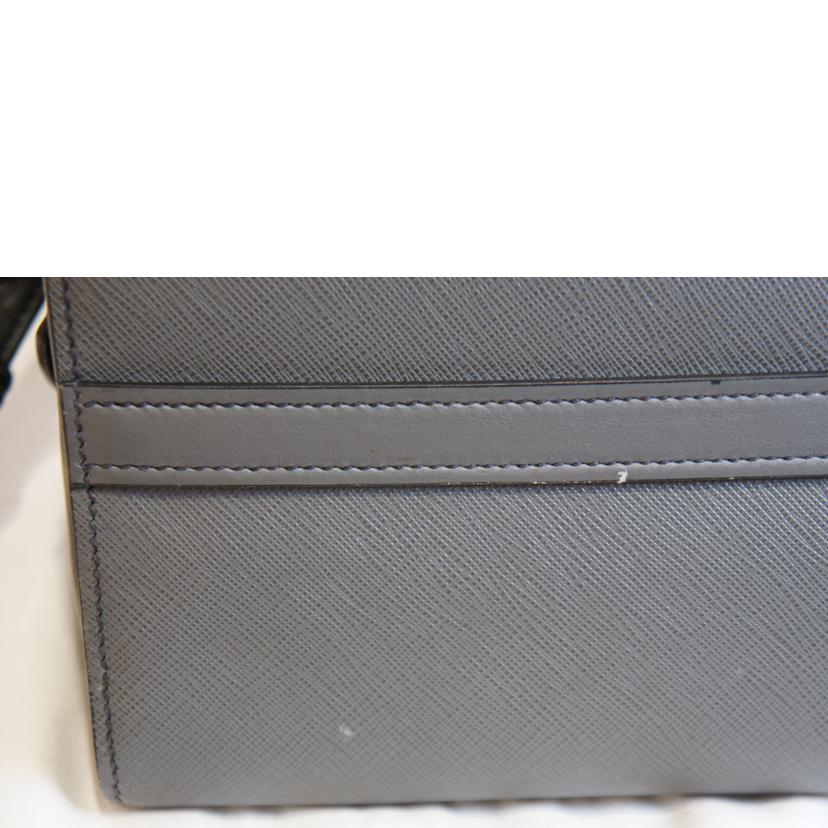 PRADA プラダ/レザー2WAYハンド/グレーブラック//117/ABランク/92