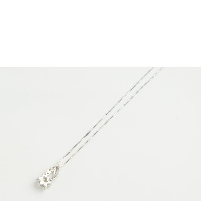 Pt850ダイヤネックレス/0.50/40cm//ABランク/64