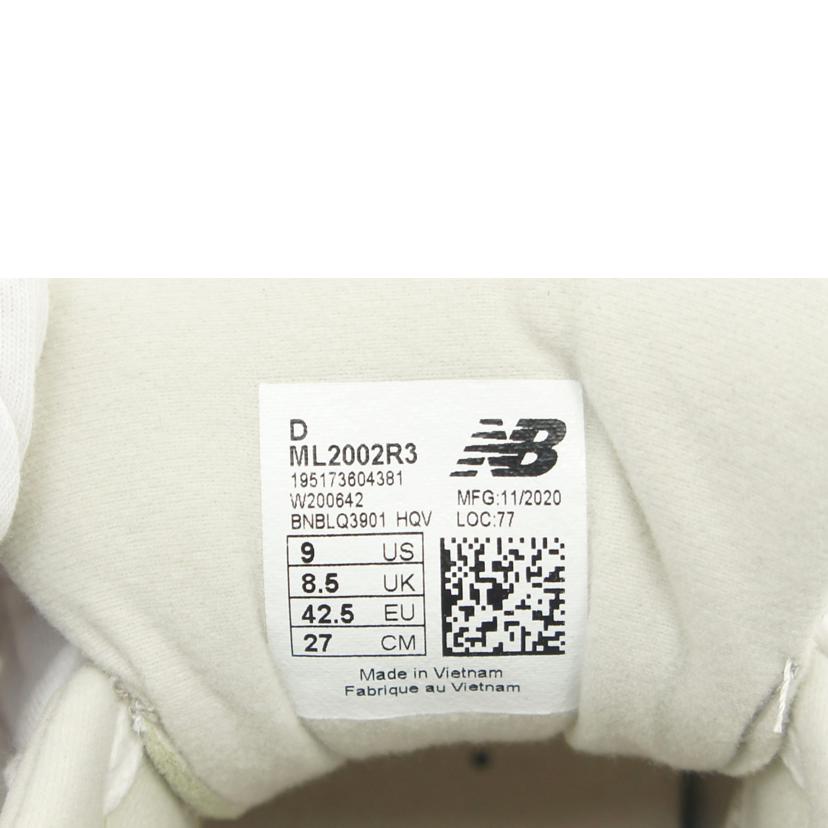 NB ニューバランス/2002Rグレー/カーキ/シルバー/ML2002R3//サイズ:27cm/Aランク/75