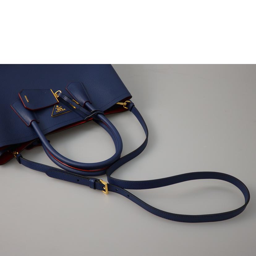 PRADA プラダ/サフィアーノ2WAYトートバッグ/1BG775//Aランク/76