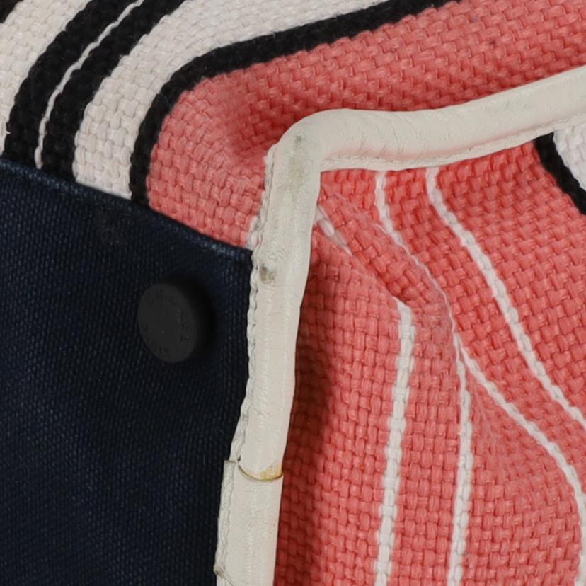 CHANEL シャネル/ココマークストライプハンドバック/クルースライン//105*****/Bランク/03