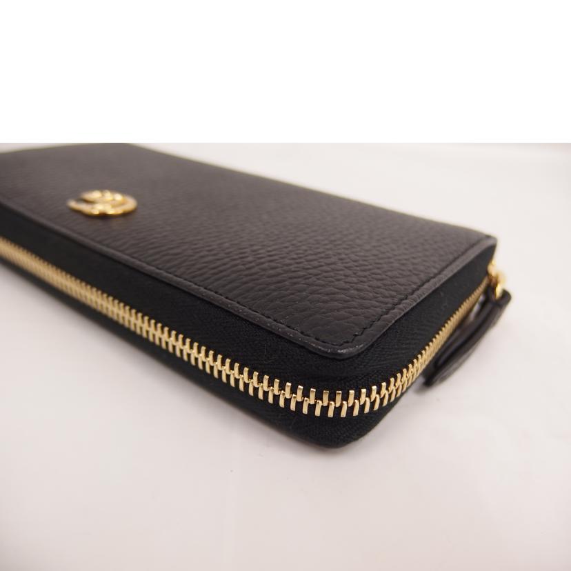 GUCCI グッチ/GGマーモントラウンドファスナー/黒/456117//Aランク/82