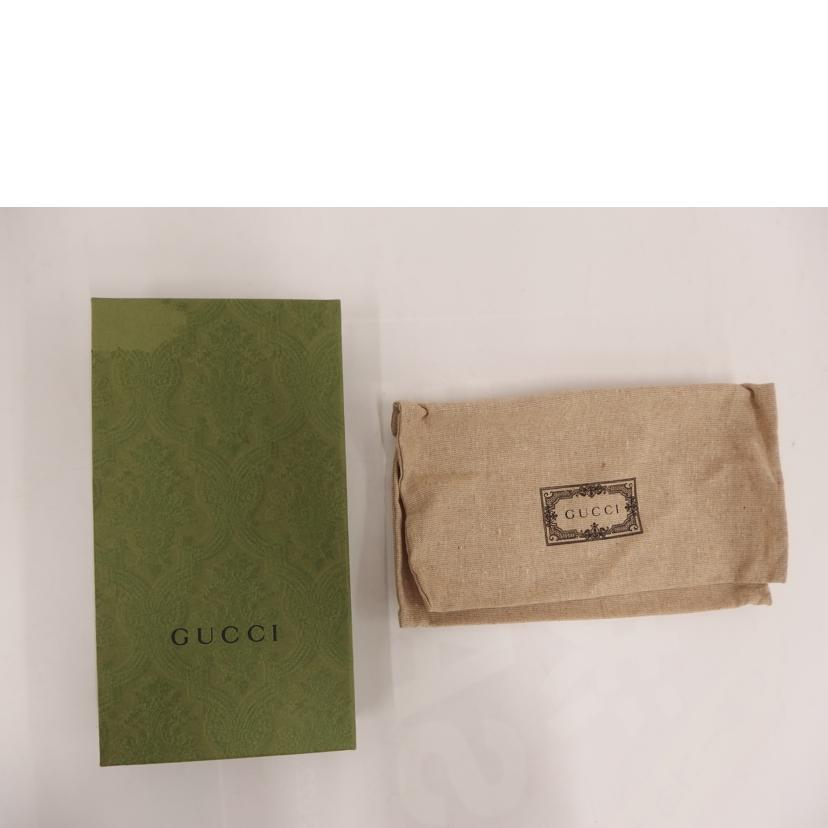 GUCCI グッチ/GGマーモントラウンドファスナー/黒/456117//Aランク/82