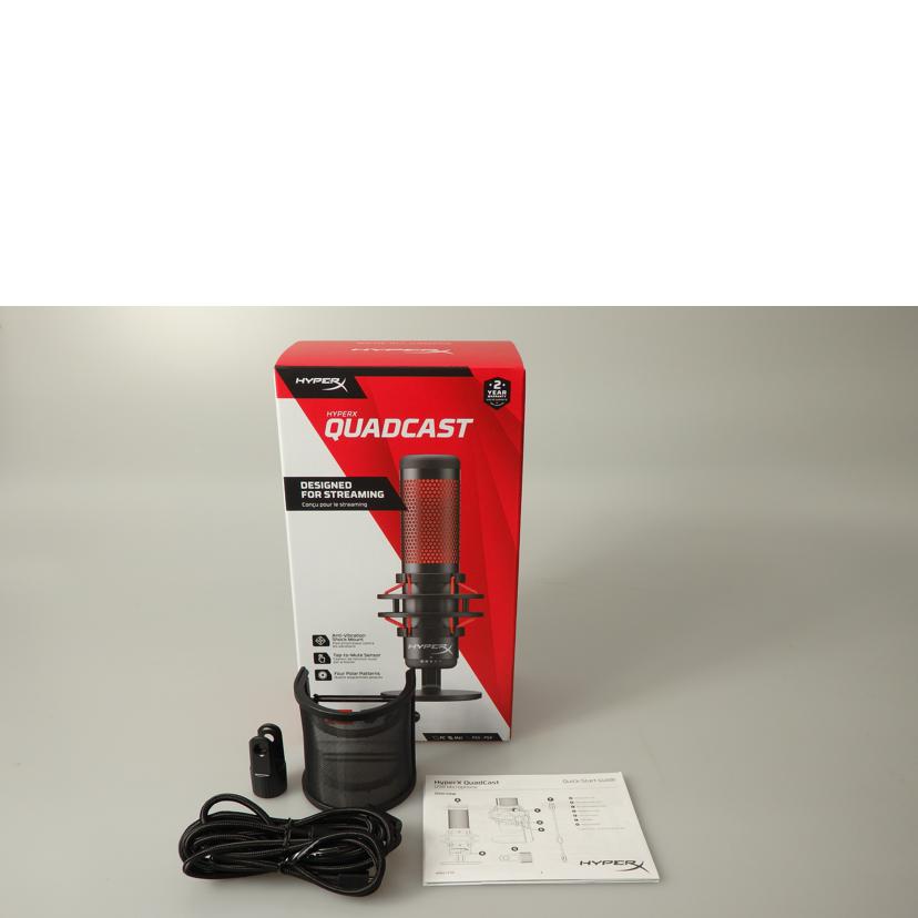 HyperX ハイパーエックス/ゲーミングマイク/HX-MICQC-BK//C1W4162LHZ/ABランク/76