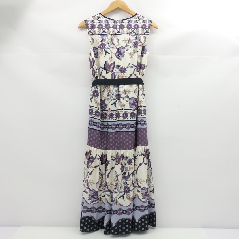 GRACE CONTINENTAL グレースコンチネンタル/ノースリーブワンピース ベルト付 花柄 /01233-31064-00//Aランク/77