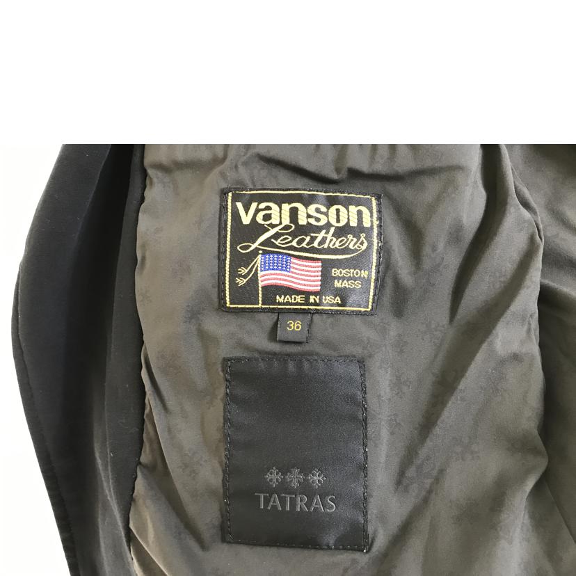 TATRAS×VANSON タトラス×バンソン/ダブルライダースジャケット/MTA7VS4511//Bランク/51