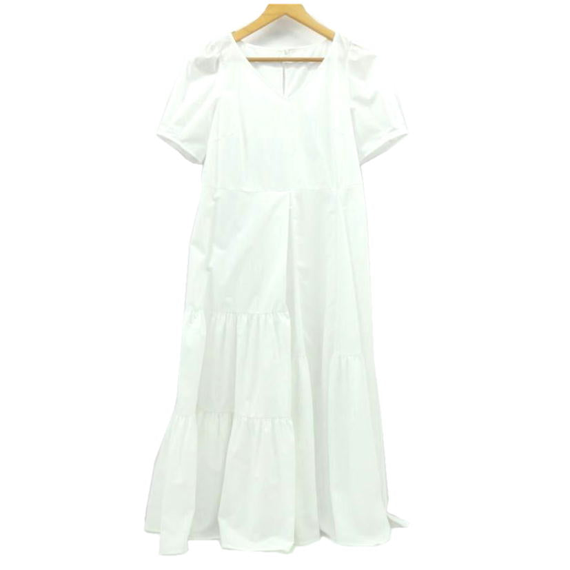 アイランド/Ⅴネック切替ワンピース 半袖 /03213-33073-00//Aランク/77