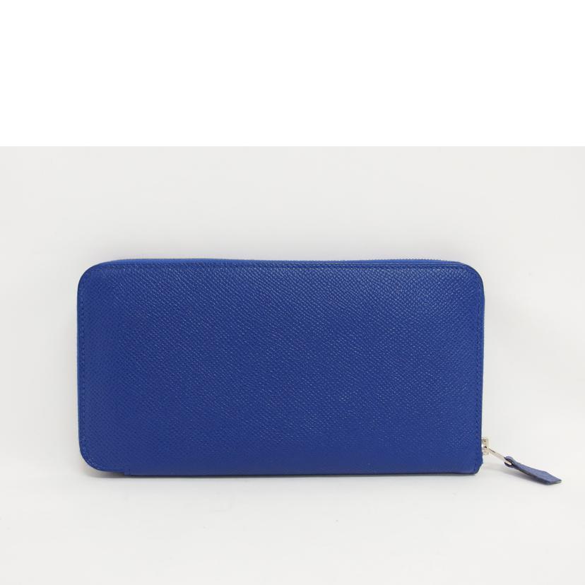 HERMES エルメス 長財布 ラウンドジップウォレット/アザップロング・クラシック/ブルー系/044088CK//T A********/Aランク/04