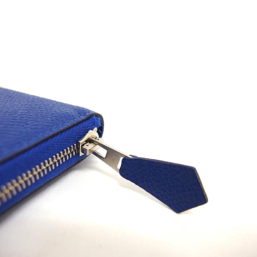 HERMES エルメス 長財布 ラウンドジップウォレット/アザップロング・クラシック/ブルー系/044088CK//T A********/Aランク/04