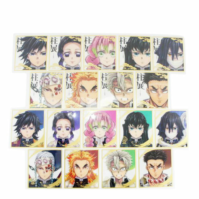 ufotable ユーフォーテーブル/【未開封】柱展 ランダムミニクリア色紙 全18種コンプリートセット//Sランク/01