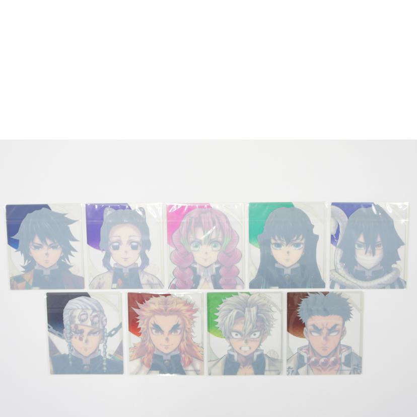 ufotable ユーフォーテーブル/【未開封】柱展 ランダムミニクリア色紙 全18種コンプリートセット//Sランク/01