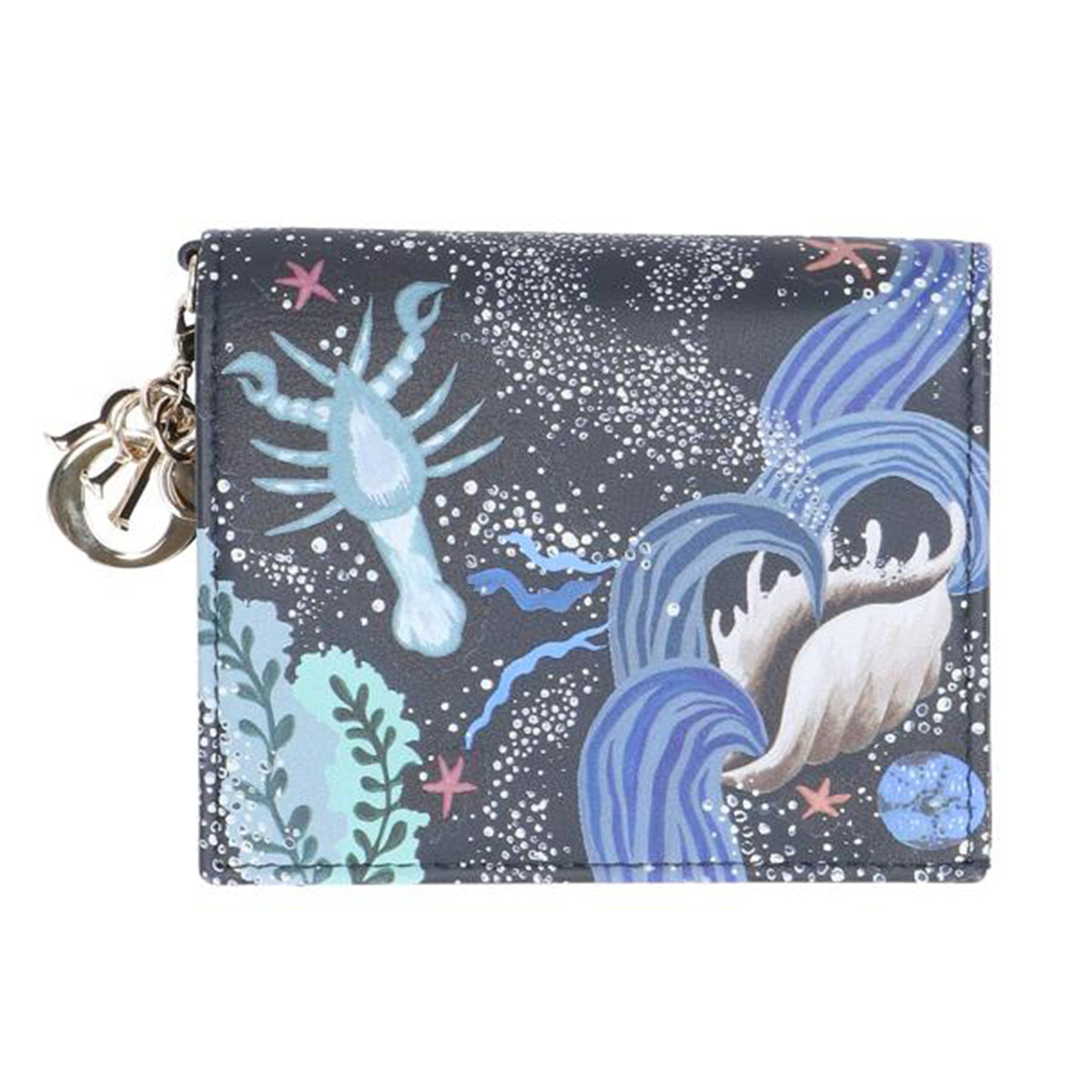 C.Dior ディオール/ネイチャーバレエ/レディディオールコンパクトウォレット//43-********/Sランク/38