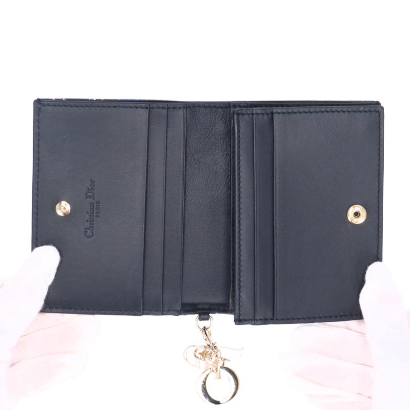 C.Dior ディオール/ネイチャーバレエ/レディディオールコンパクトウォレット//43-********/Sランク/38