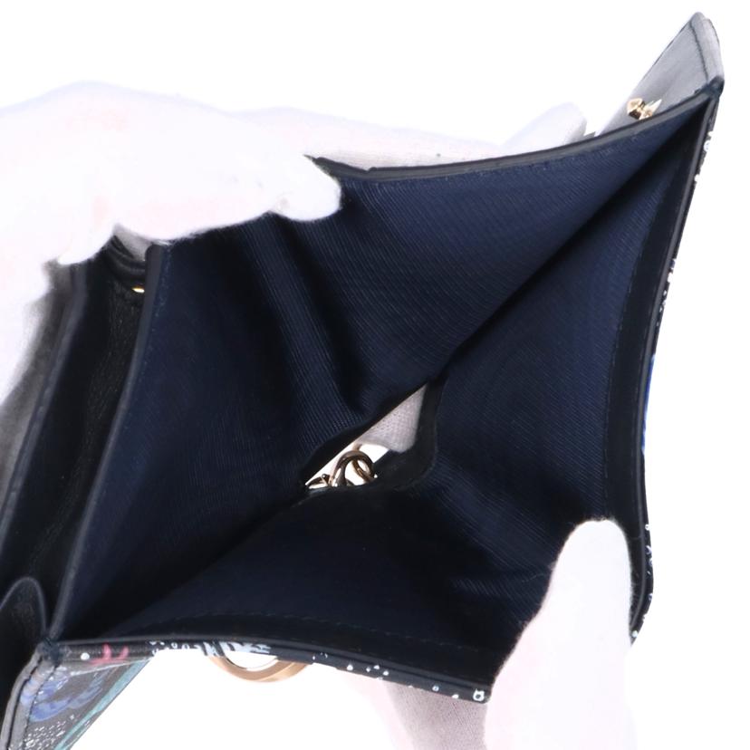 C.Dior ディオール/ネイチャーバレエ/レディディオールコンパクトウォレット//43-********/Sランク/38