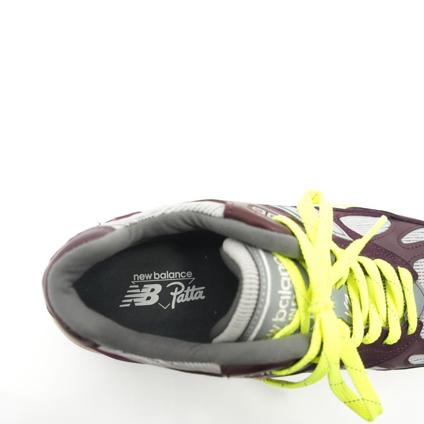 NB ニューバランス/パタ×991V2/ダークパープル/U991PD2//サイズ:UK表記8 1/2/Aランク/75