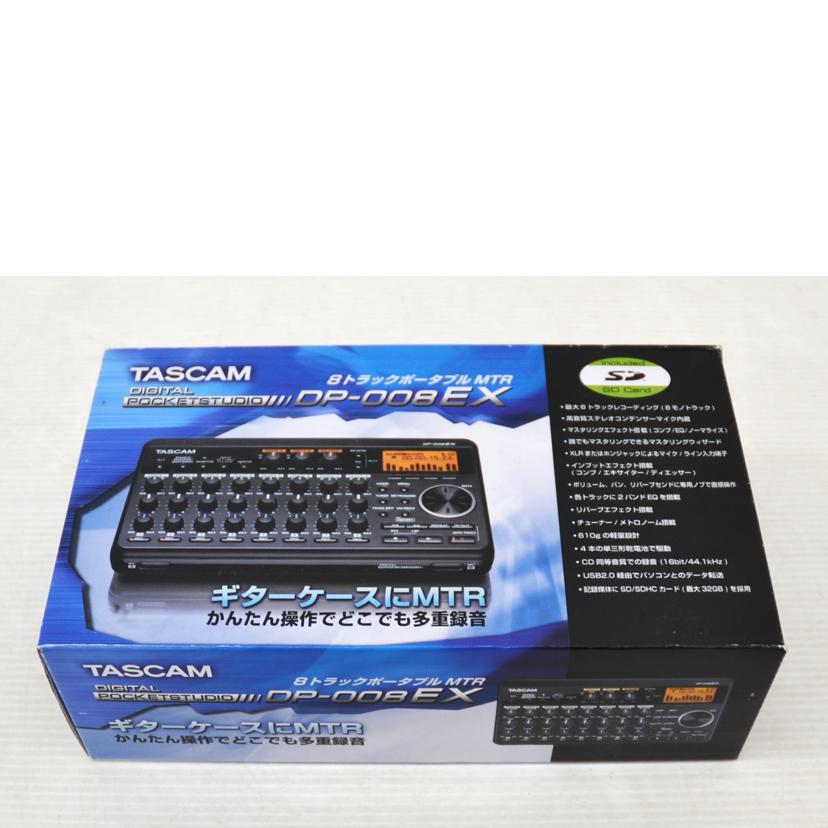 TASCAM タスカム/マルチトラックレコーダー/DP-008EX//21X0191/ABランク/75