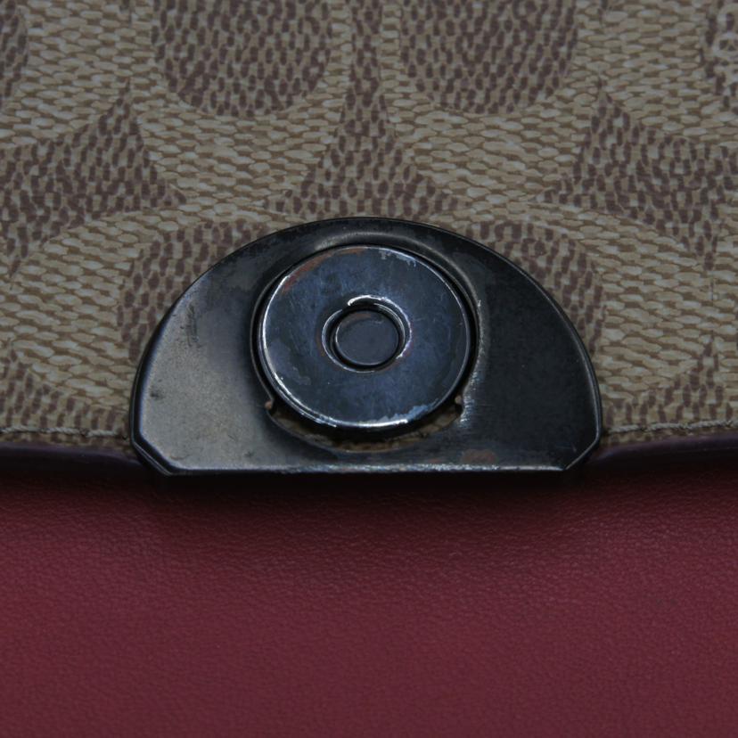COACH コーチ/シグネチャー レッド ショルダーバッグ/76046//ABランク/70