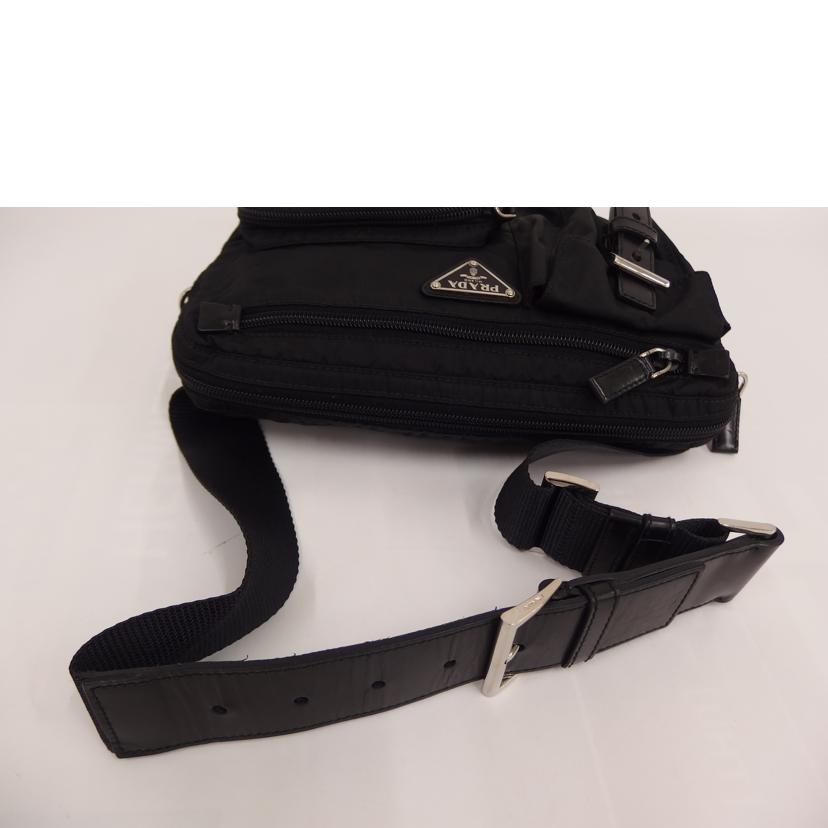 PRADA プラダ/ウエストポーチ/ナイロン/ブラック//Bランク/82