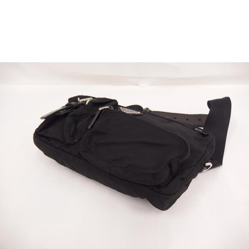 PRADA プラダ/ウエストポーチ/ナイロン/ブラック//Bランク/82