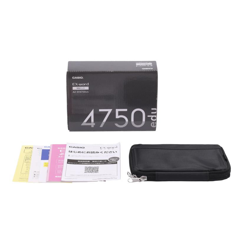 CASIO カシオ /電子辞書/EX-word/XD-SV4750//D351EZW031429AA/Bランク/78