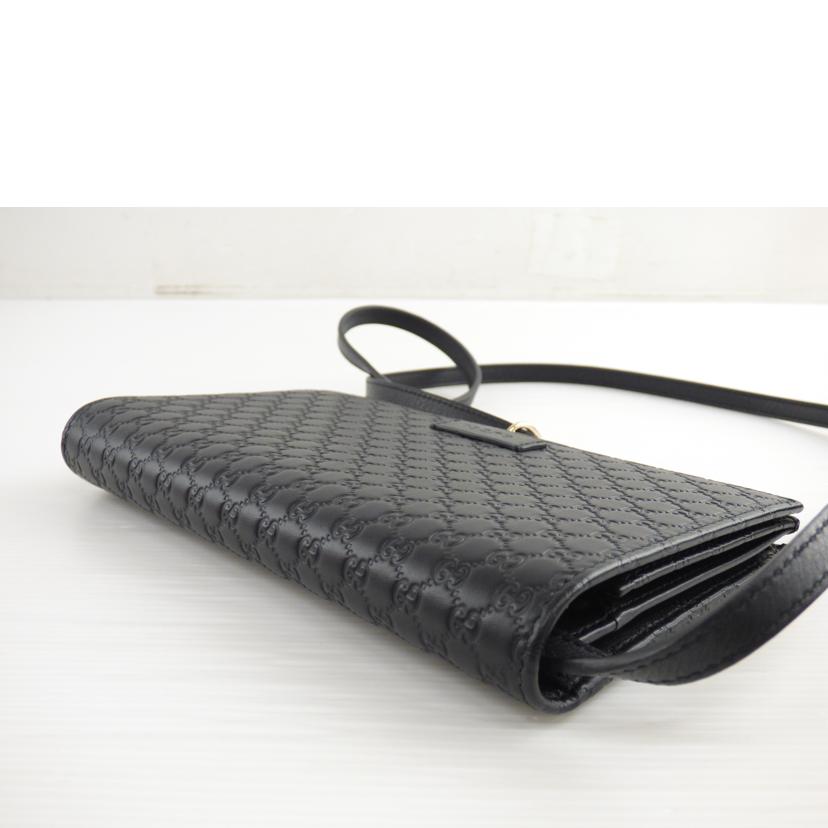 GUCCI グッチ/マイクログッチシマショルダーウォレット/466507//214*/Aランク/64