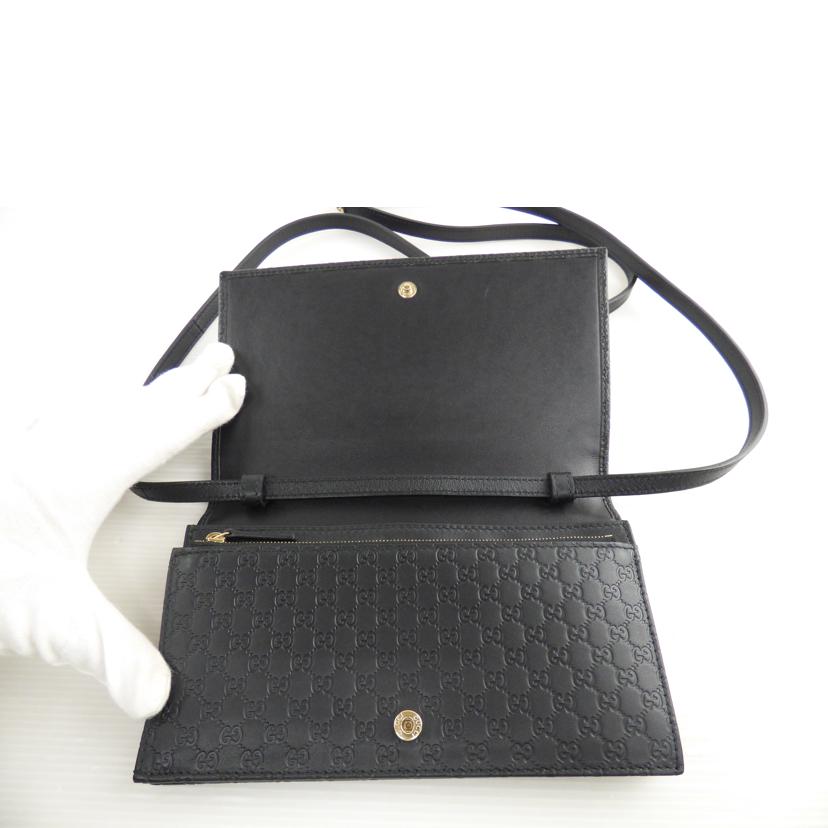 GUCCI グッチ/マイクログッチシマショルダーウォレット/466507//214*/Aランク/64