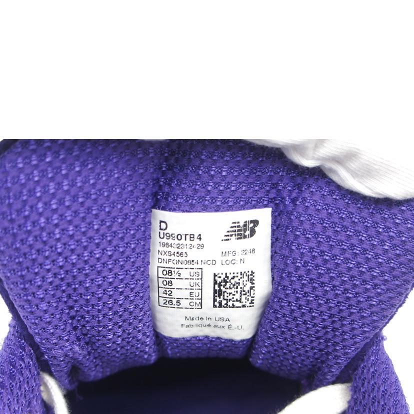 NB ニューバランス/990V4/パープルスウェード/U990TB4//サイズ:26.5cm/ABランク/75