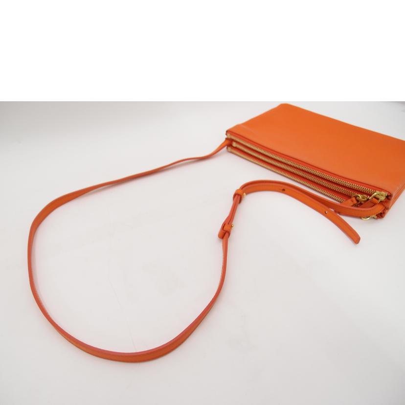 CELINE セリーヌ/トリオラージショルダー/オレンジ//CU-****/Aランク/69