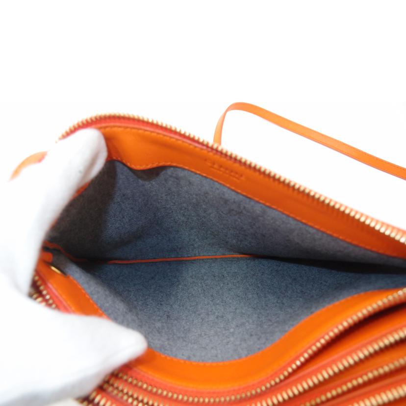 CELINE セリーヌ/トリオラージショルダー/オレンジ//CU-****/Aランク/69