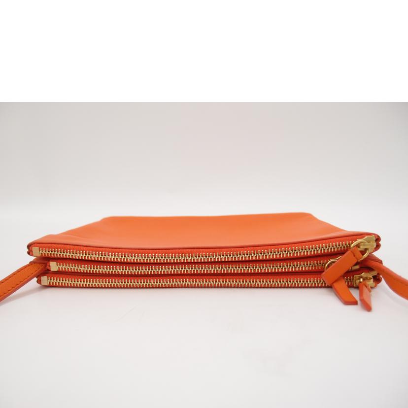 CELINE セリーヌ/トリオラージショルダー/オレンジ//CU-****/Aランク/69