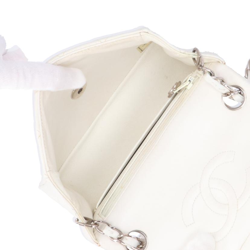 CHANEL シャネル/ミニマトラッセ White//Gカー*****/ABランク/38