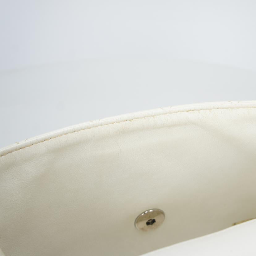 CHANEL シャネル/ミニマトラッセ White//Gカー*****/ABランク/38