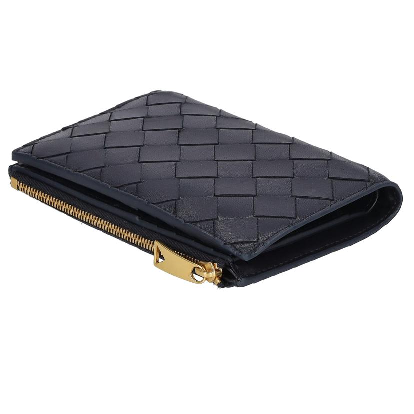 BOTTEGA VENETA/イントレチャートミディアム2つ折り財布//A00*******/Aランク/85