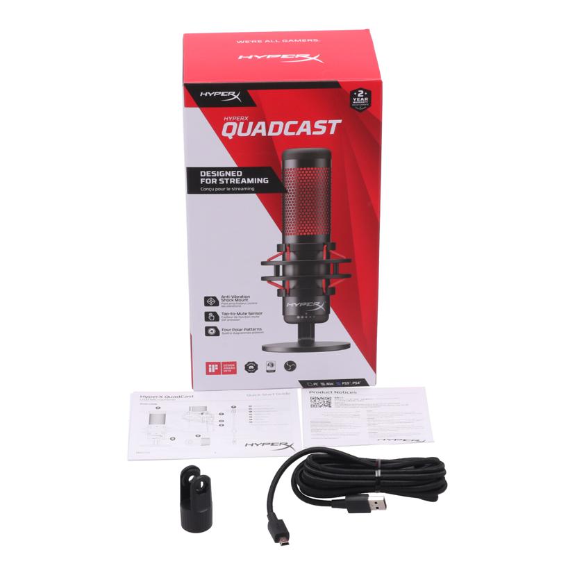 HyperX ハイパーエックス /USBコンデンサーマイク/QuadCast/4P5P6AA//C1W4232JDM/ABランク/67