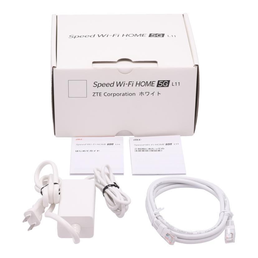 ZTE au ゼットティーイー /Wi-Fiホームルーター/ZTR01SWU//868966051676909/Bランク/75