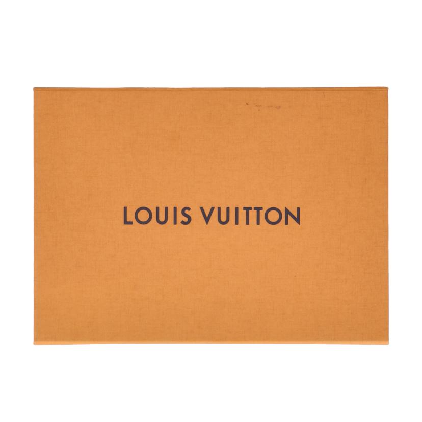 LV ルイヴィトン/LV エンシャルブロゴマニアレッドマフラー//ABランク/18