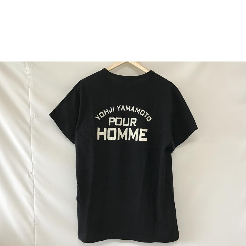 Yohji Yamamoto ヨウジヤマモト/バックプリントTシャツ/HE-T44-991//Bランク/51