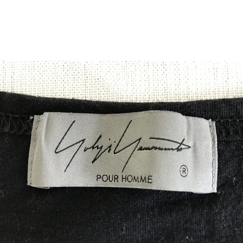 Yohji Yamamoto ヨウジヤマモト/バックプリントTシャツ/HE-T44-991//Bランク/51