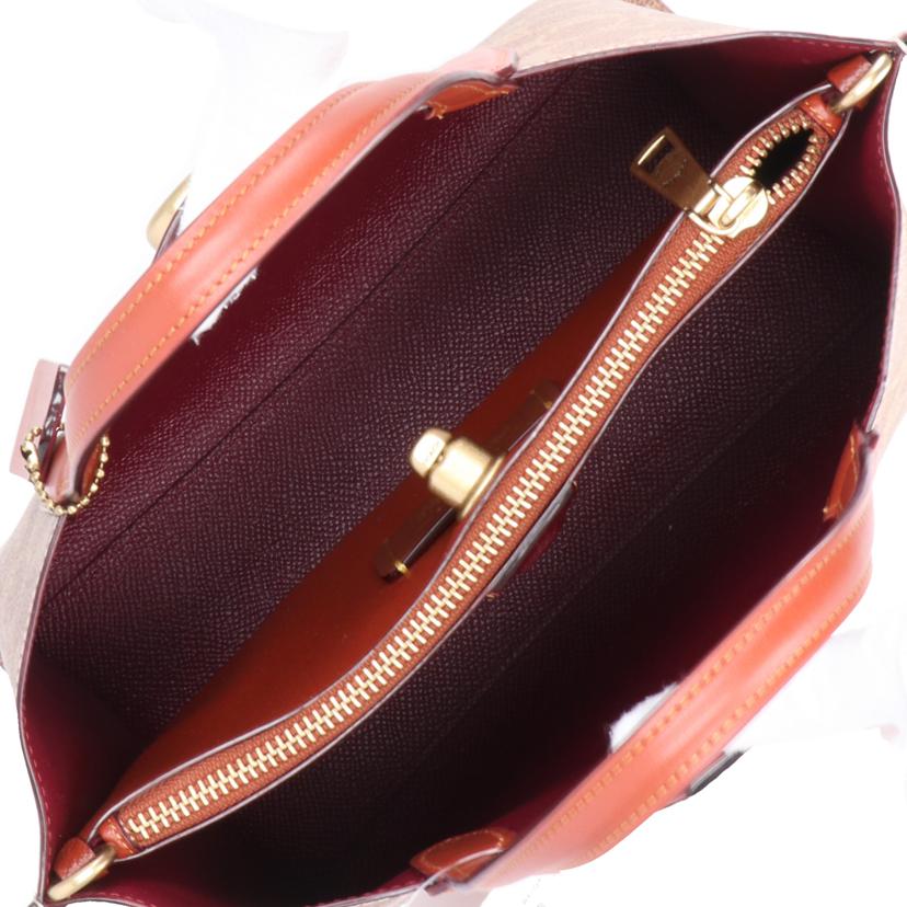 COACH コーチ/ウィロウ トートバッグ24/シグネチャー/C8562//J23**/Sランク/06