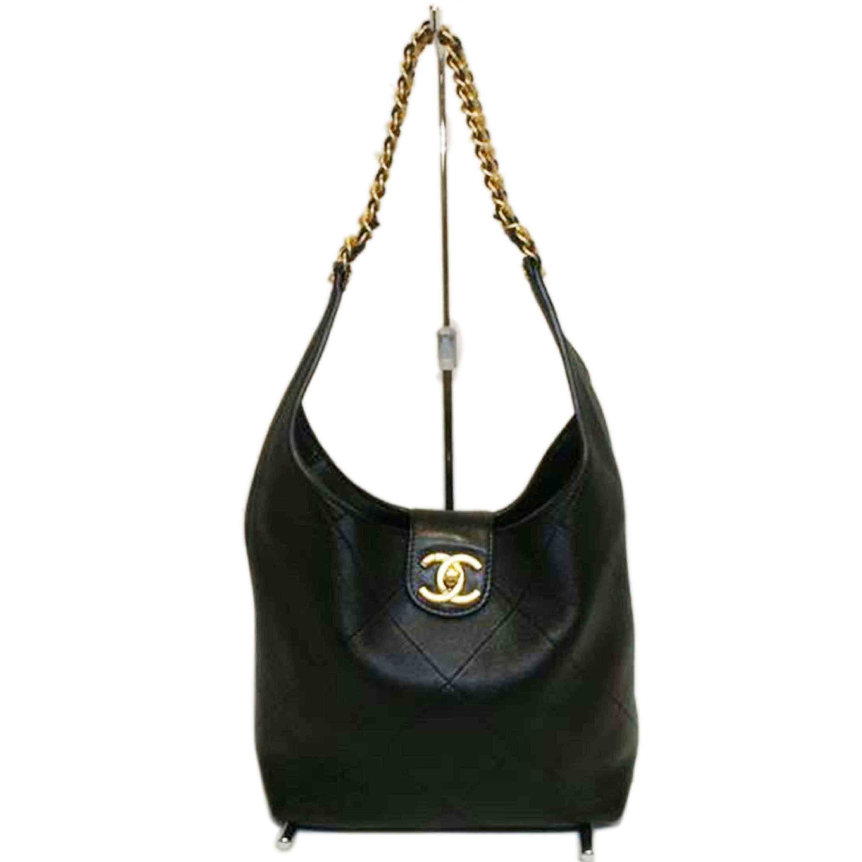 CHANEL シャネル/ホーボーカーフスキンチェーンワンショルダー/AS5410//P7K*****/Aランク/92