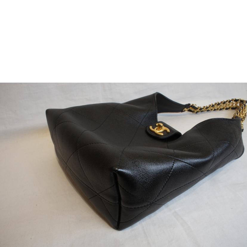 CHANEL シャネル/ホーボーカーフスキンチェーンワンショルダー/AS5410//P7K*****/Aランク/92